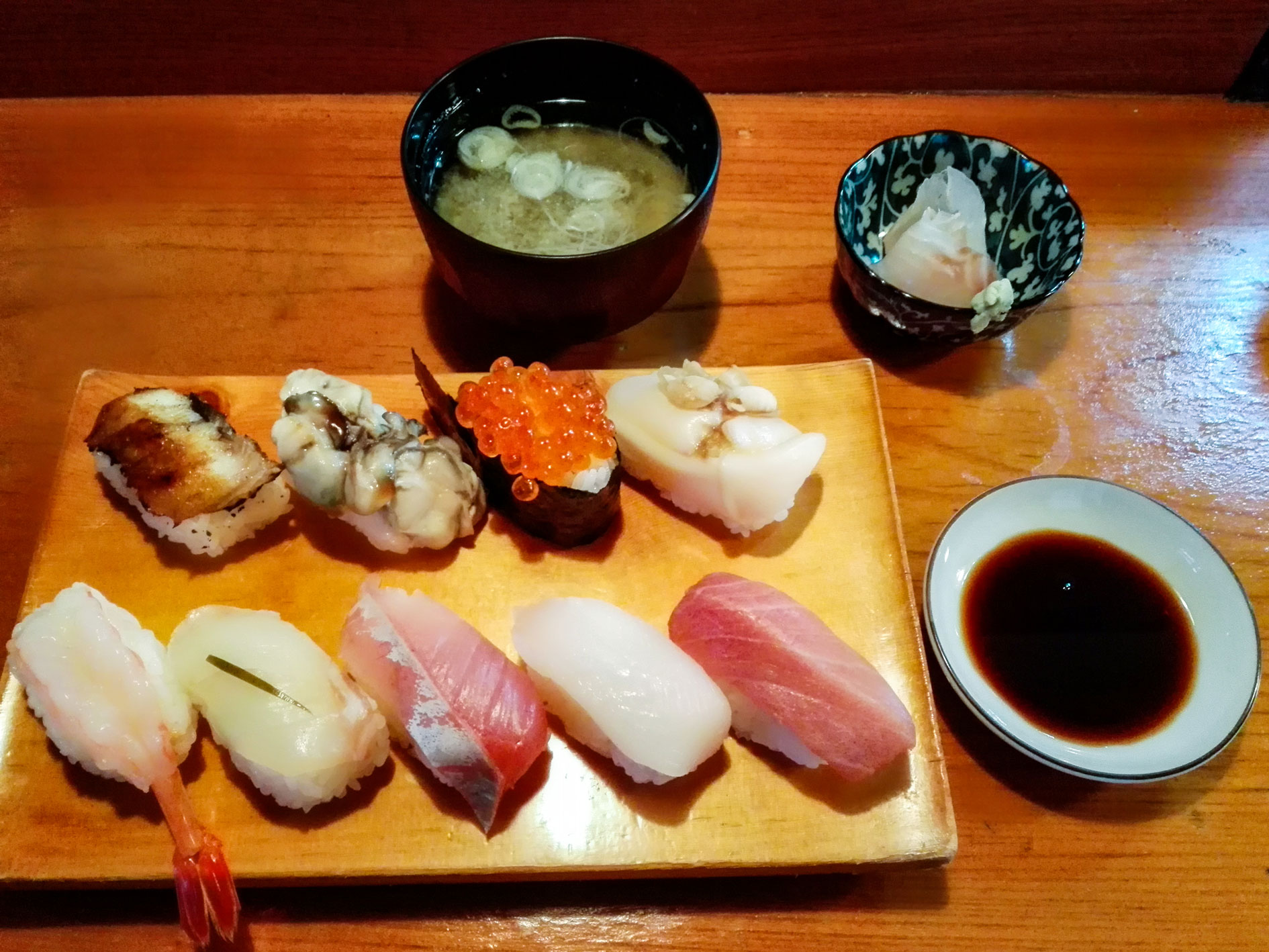 日本海寿司（汁もの・小鉢付）
